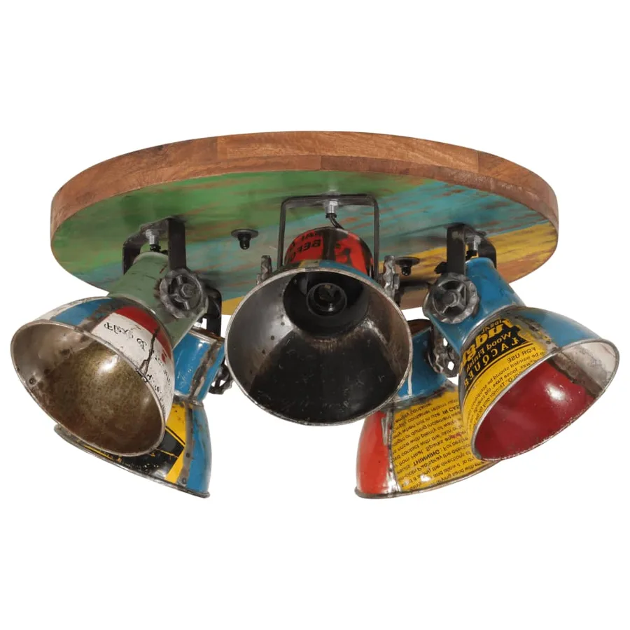 Plafonnier 25 W multicolore 50x50x25 cm E27 - 2