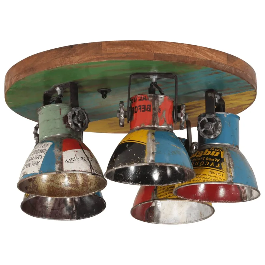 Plafonnier 25 W multicolore 50x50x25 cm E27 - 3