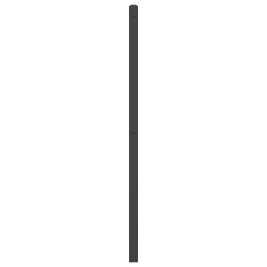 Tête de lit de remplacement métal noir 200 cm - 4