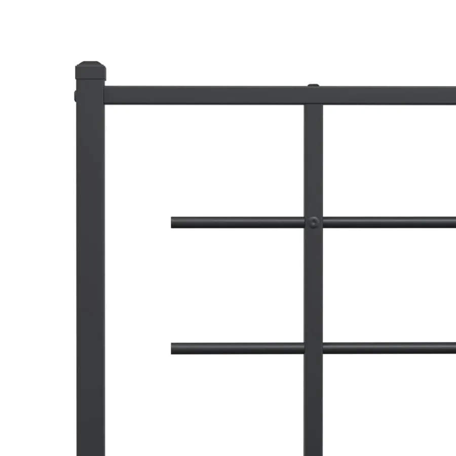 Tête de lit de remplacement métal noir 200 cm - 5