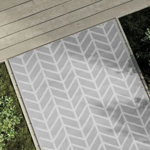 Tapis d'extérieur ARAKIL Gris 120x180 cm PP