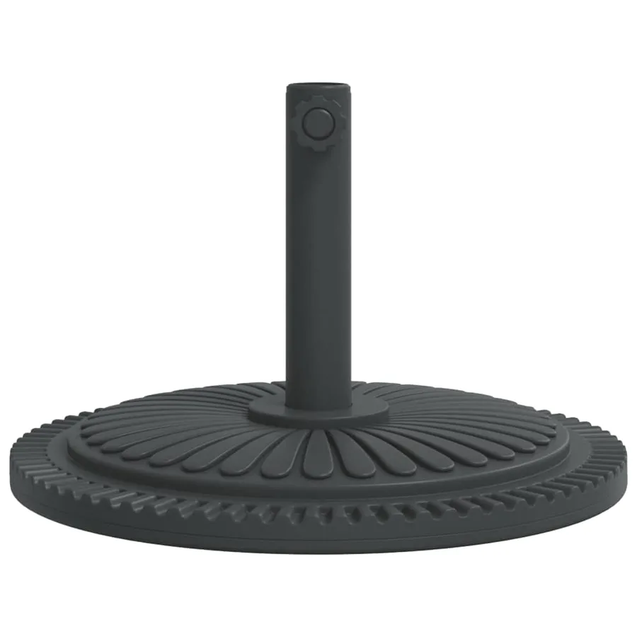 Base de parasol pour mâts Ø38 / 48 mm 12 kg rond - 4