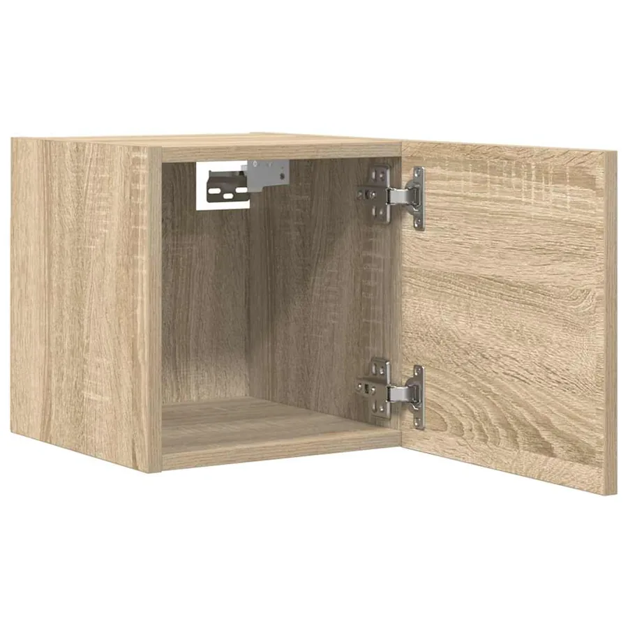 Meubles TV muraux 4 pcs Chêne sonoma 30,5x30x30 cm - 8