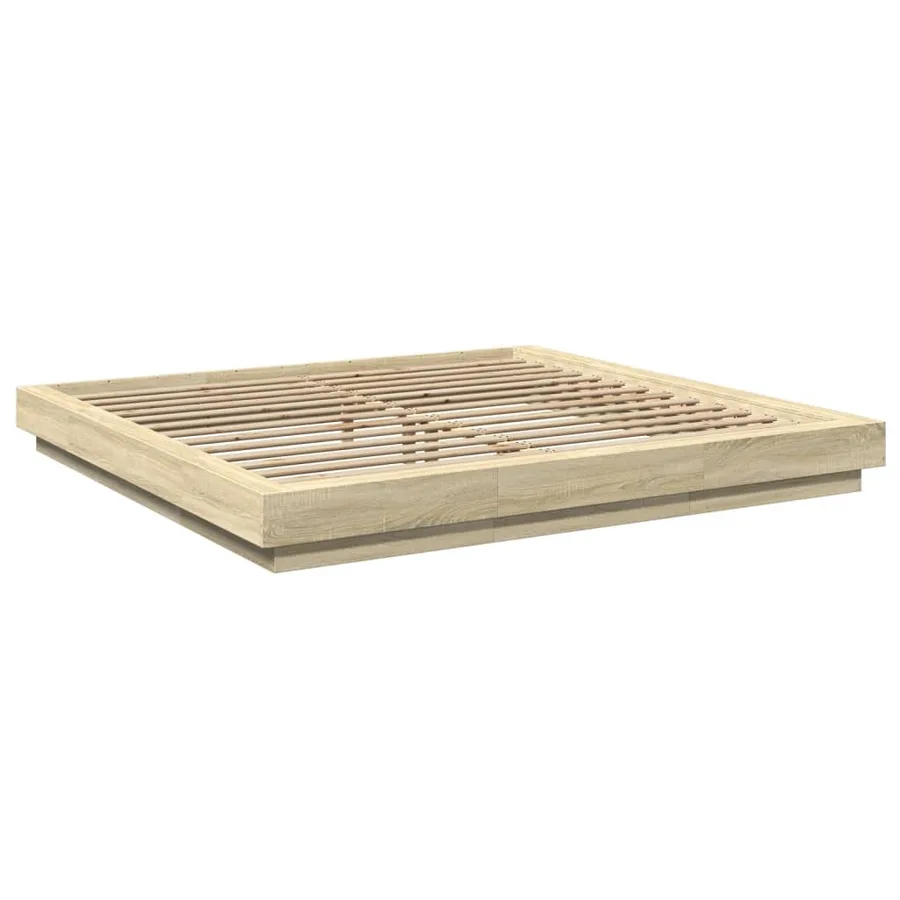 Cadre de lit avec lumières LED sans matelas 180x200 cm - 3