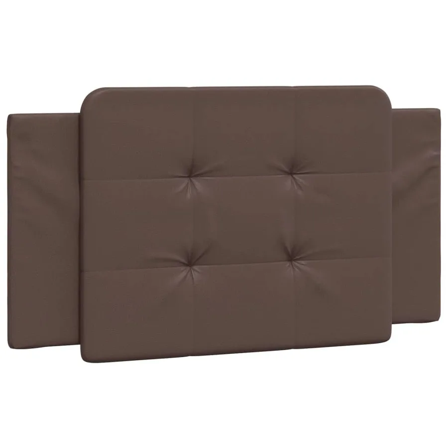 Coussin de tête de lit Zadar marron 100 cm similicuir - 2