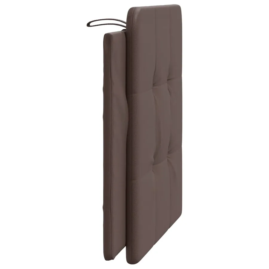 Coussin de tête de lit Zadar marron 100 cm similicuir - 5