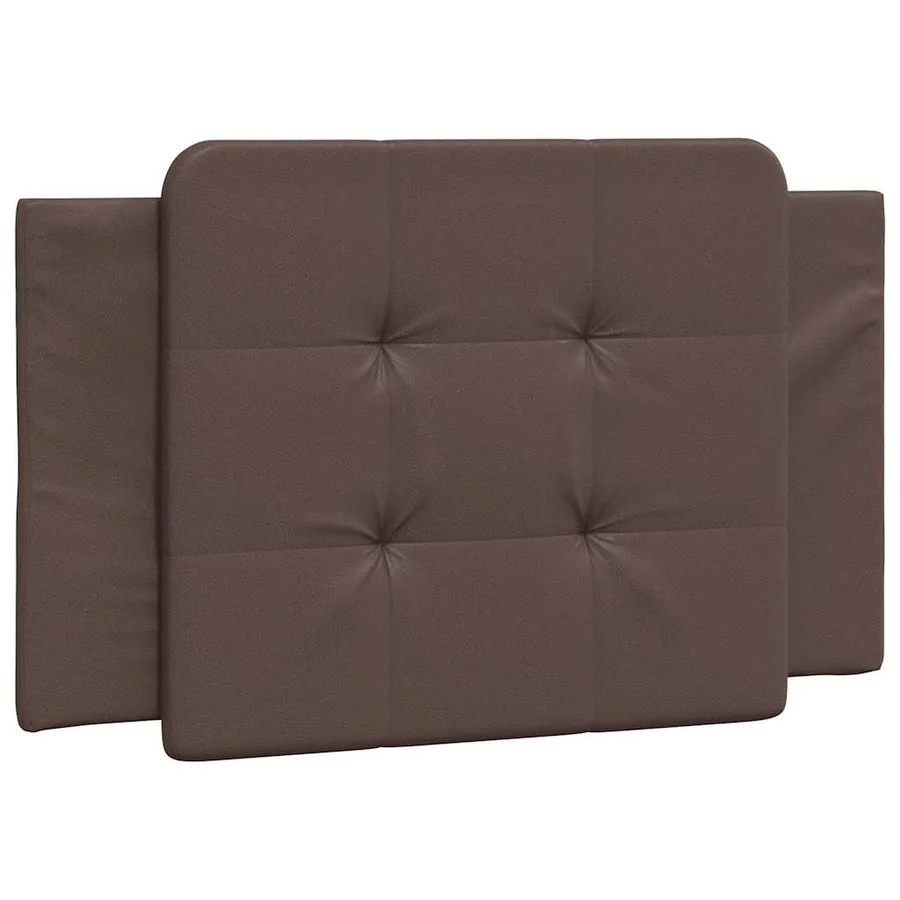 Cadre de lit sans matelas Zadar marron 90x190 cm similicuir - 8
