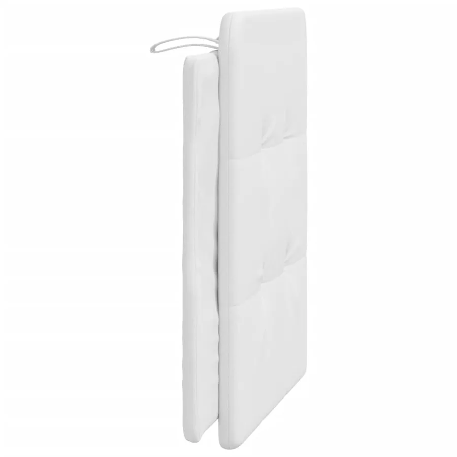 Coussin de tête de lit Zadar blanc 80 cm similicuir - 5
