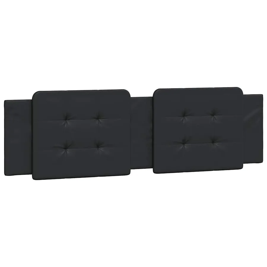 Cadre de lit sans matelas Zadar noir 180x200 cm similicuir - 8