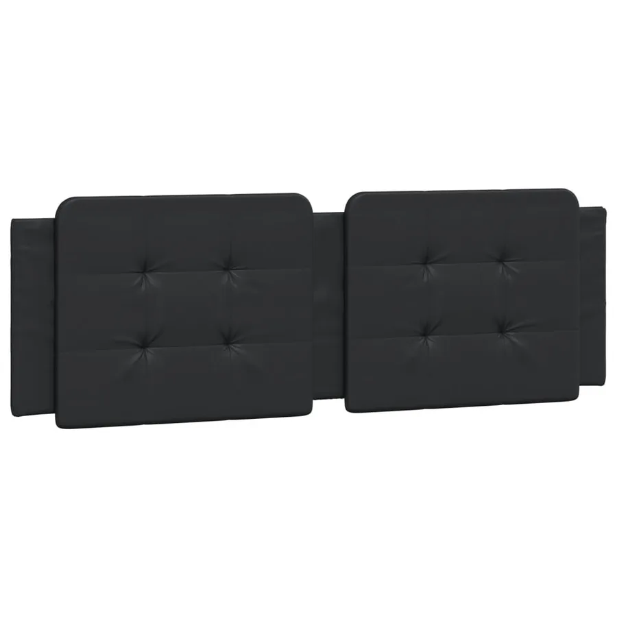 Coussin de tête de lit Zadar noir 160 cm similicuir - 2