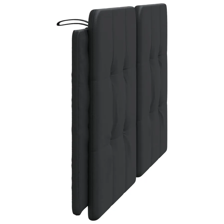Coussin de tête de lit Zadar noir 160 cm similicuir - 5