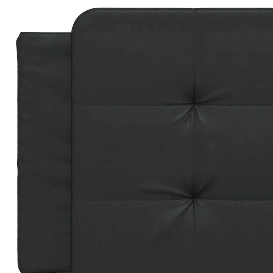 Coussin de tête de lit Zadar noir 160 cm similicuir - 7