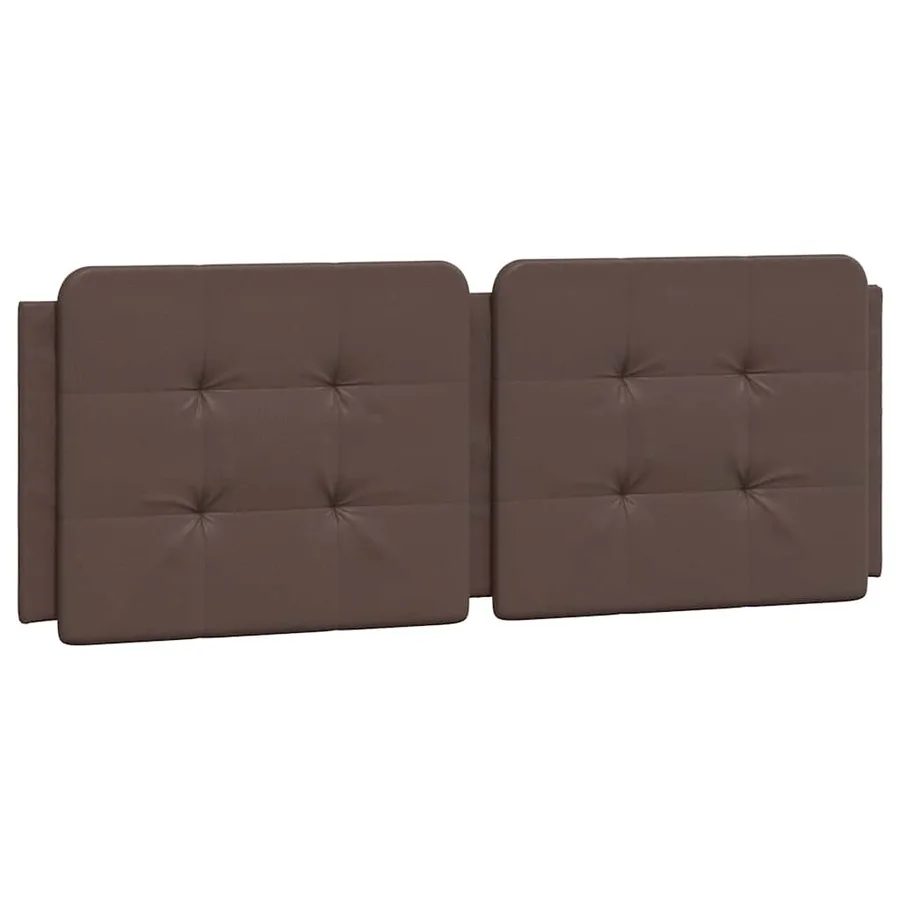 Cadre de lit sans matelas Zadar marron 120x200 cm similicuir - 8
