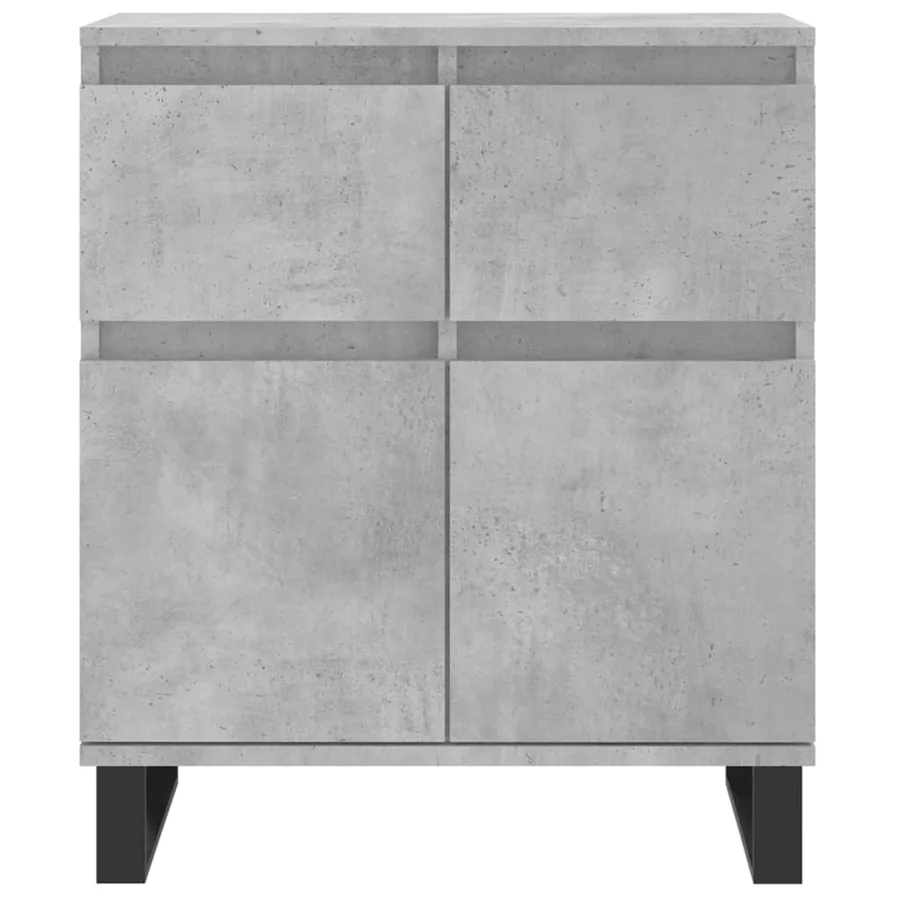 Buffet Gris béton 60x35x70 cm Bois d'ingénierie - 5