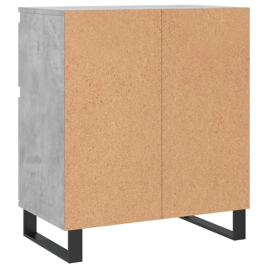 Buffet Gris béton 60x35x70 cm Bois d'ingénierie - 8