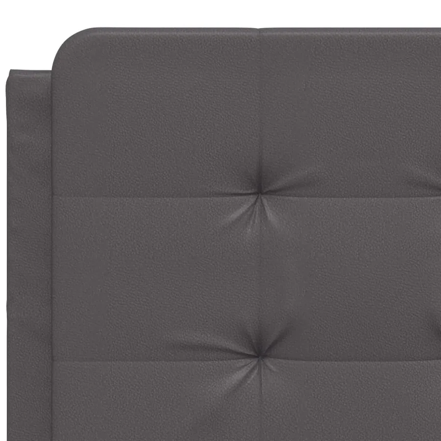 Cadre de lit avec LED sans matelas Zadar gris 140x200 cm - 11