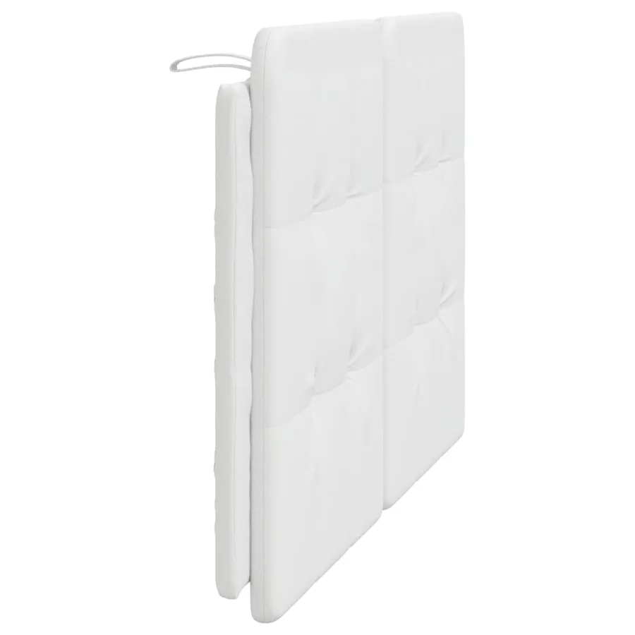 Coussin de tête de lit Zadar blanc 120 cm similicuir - 5