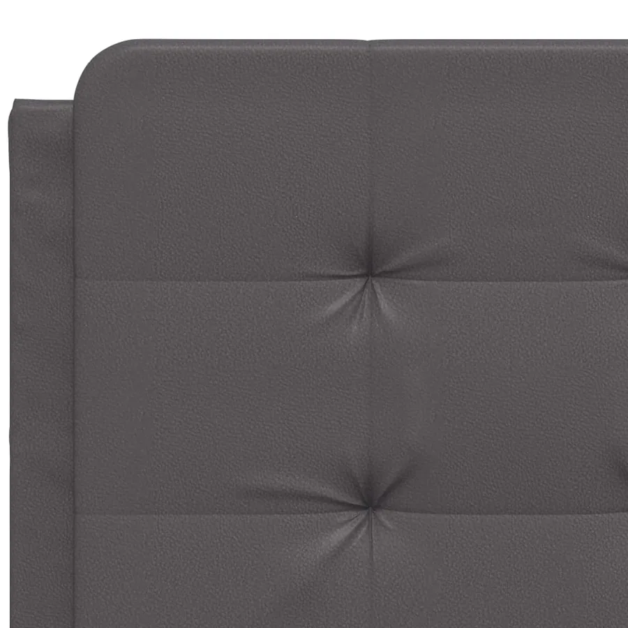 Coussin de tête de lit Zadar gris 120 cm similicuir - 7