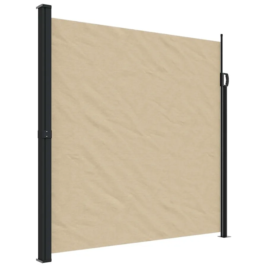Auvent latéral rétractable beige 200x600 cm - 2