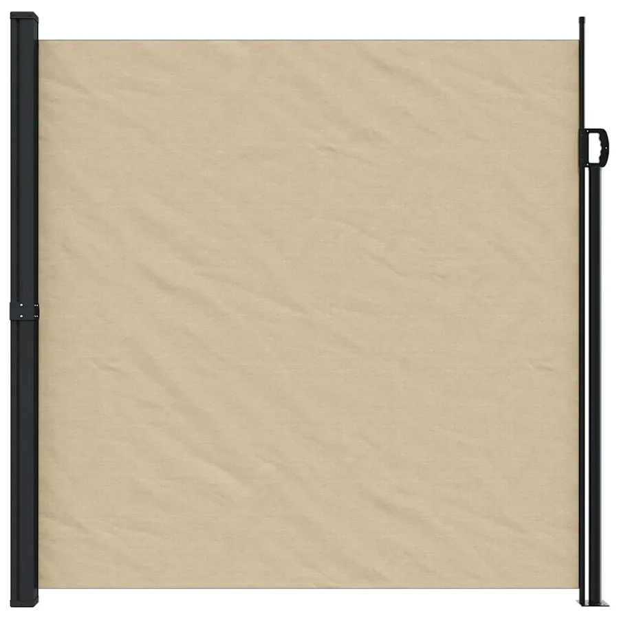 Auvent latéral rétractable beige 200x600 cm - 3