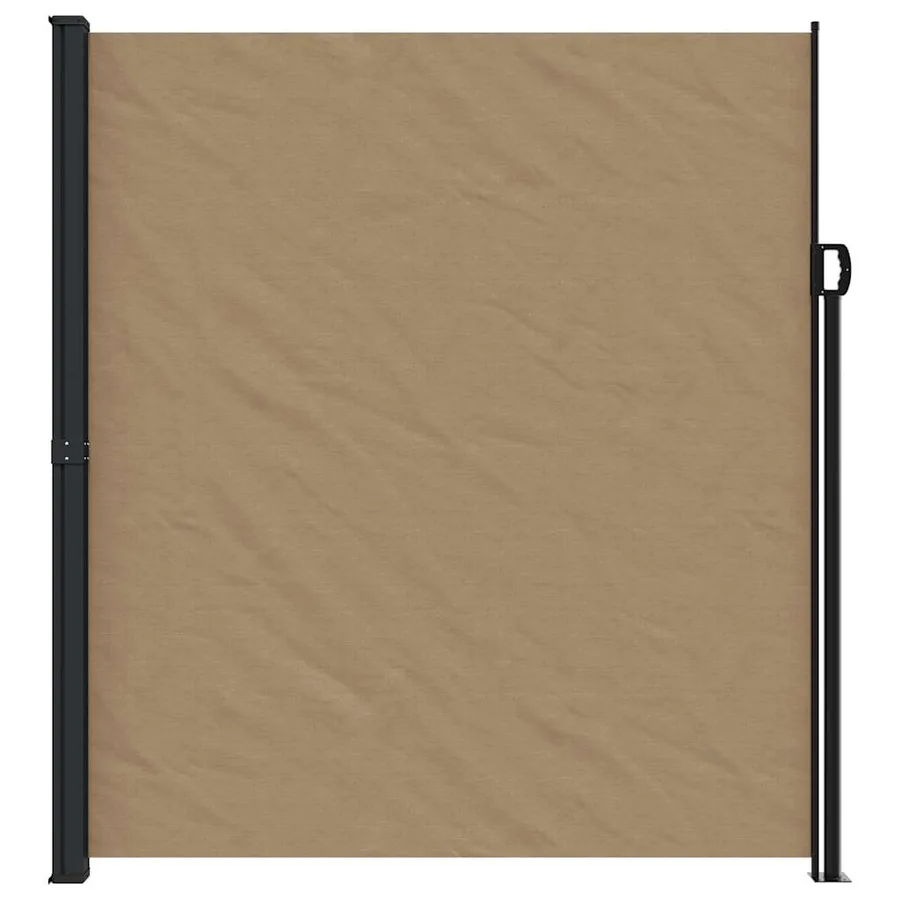 Auvent latéral rétractable taupe 220x600 cm - 3