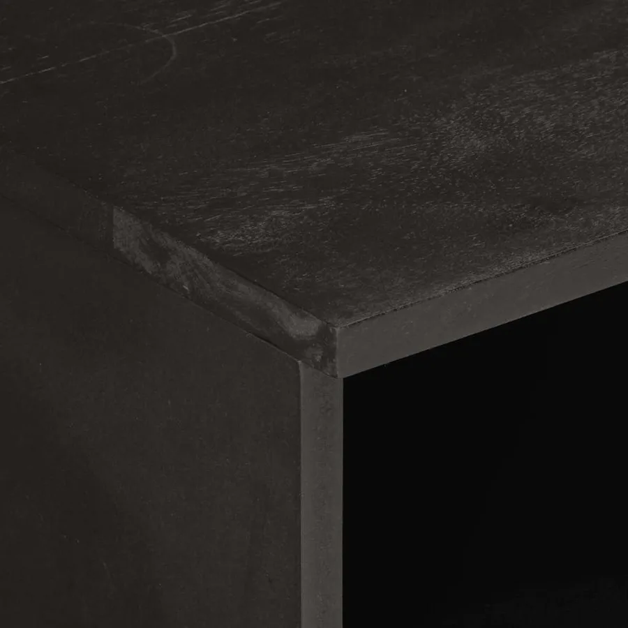 Meuble TV 100x33x46 cm bois massif de manguier - 7
