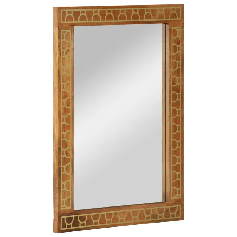 Ensemble de meubles de salle de bain 3 pcs bois manguier massif - 6