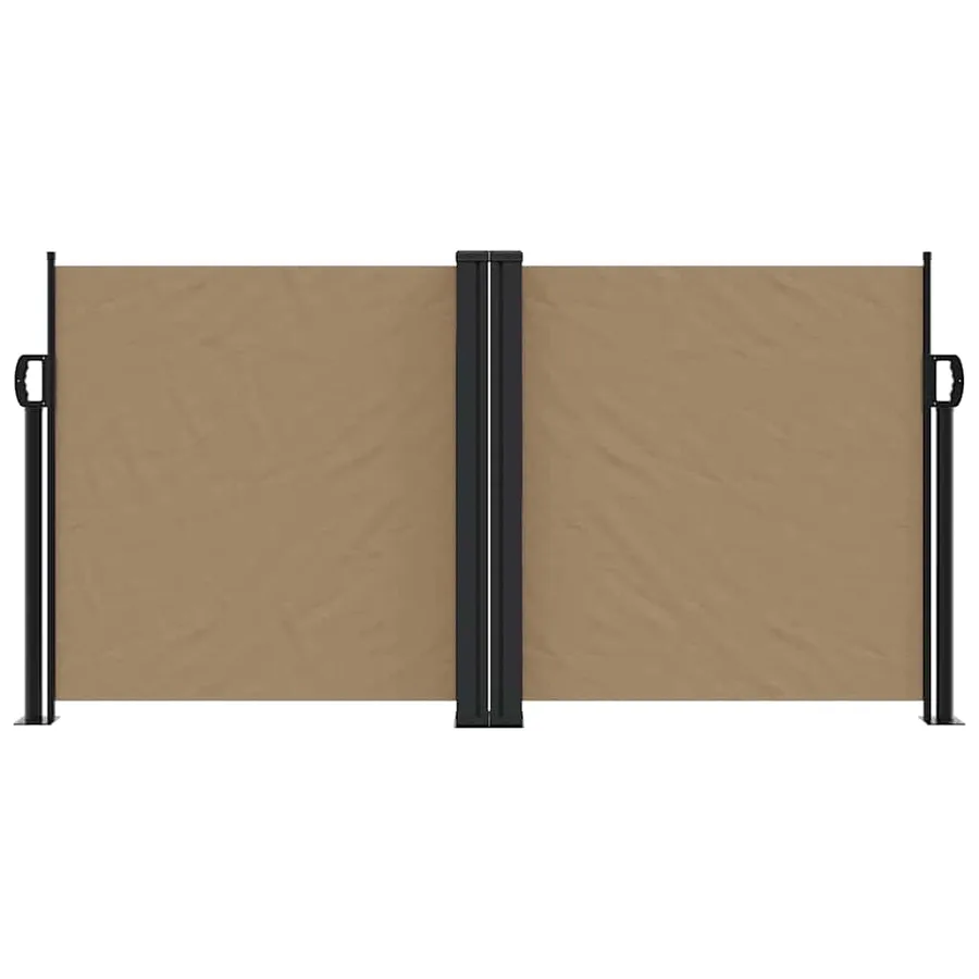 Auvent latéral rétractable taupe 120x1000 cm - 3