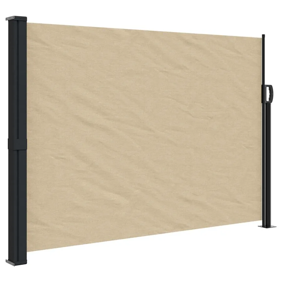 Auvent latéral rétractable beige 140x300 cm - 2