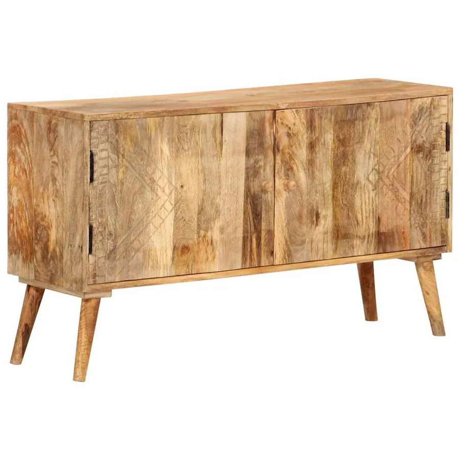 Buffet Bois de manguier massif 110x30x60 cm - 12