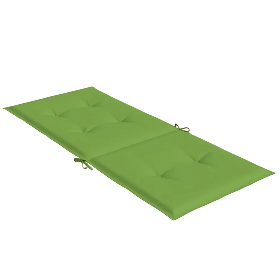 Coussins de chaise à dossier haut lot de 2 vert mélangé tissu - 6