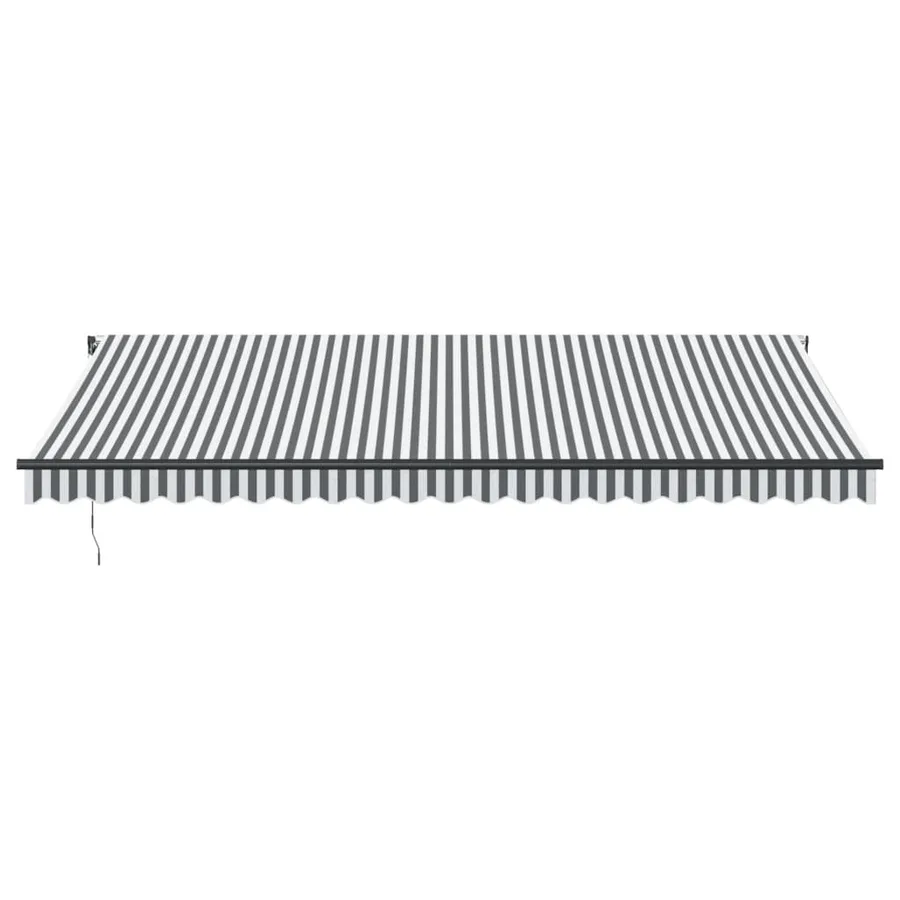 Auvent rétractable automatique avec LED anthracite et blanc - 4