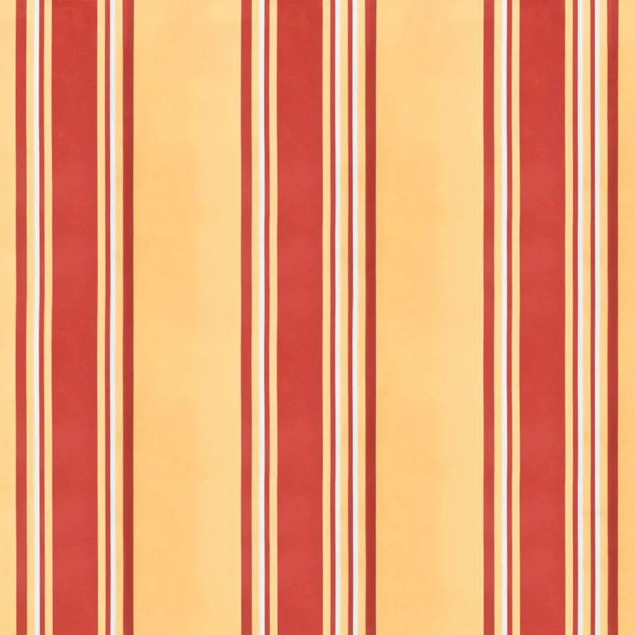 Tissu de remplacement de cantonnière d’auvent jaune orange 4 m - 5