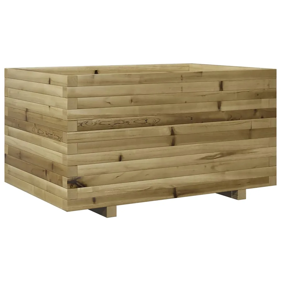 Jardinière 90x60x49,5 cm bois de pin imprégné - 7