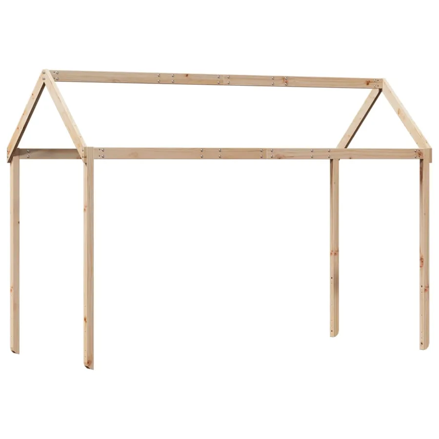 Lit superposé sans matelas 75x190 cm bois de pin massif - 6