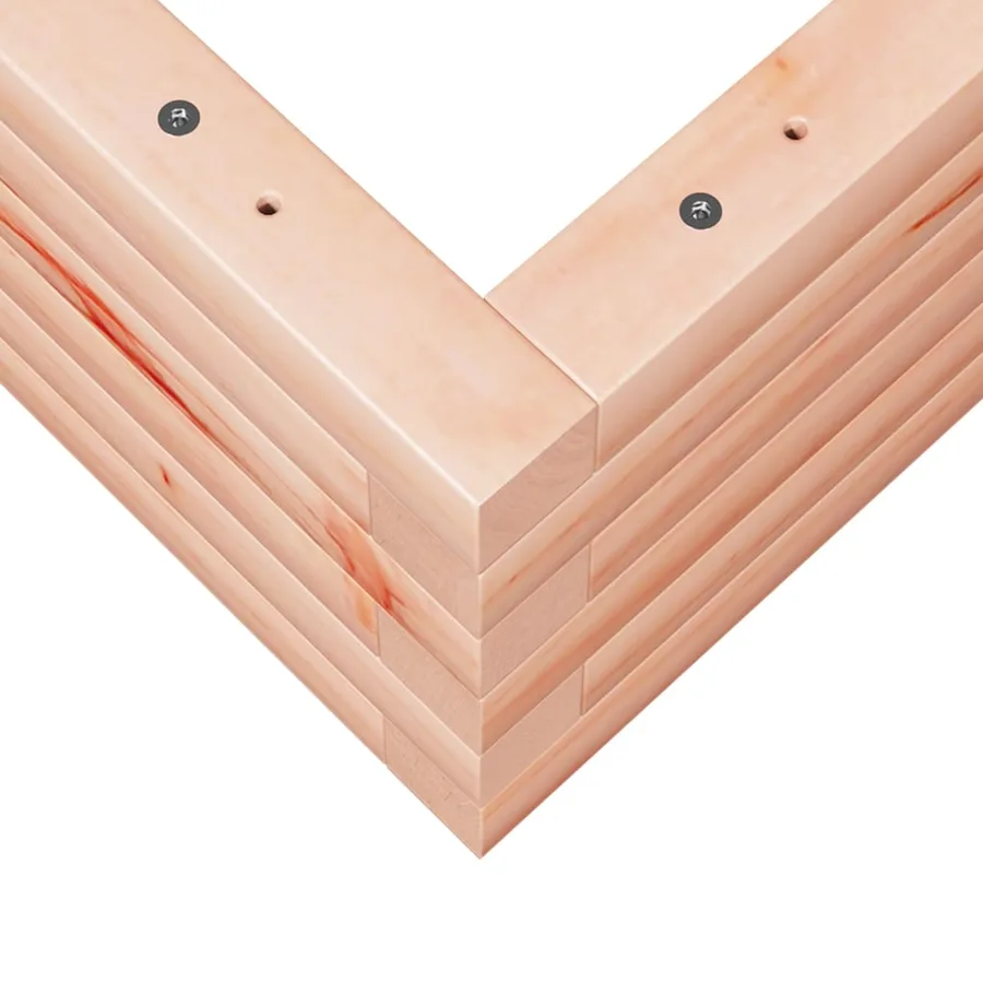 Jardinière 50x50x23 cm bois massif douglas - 8