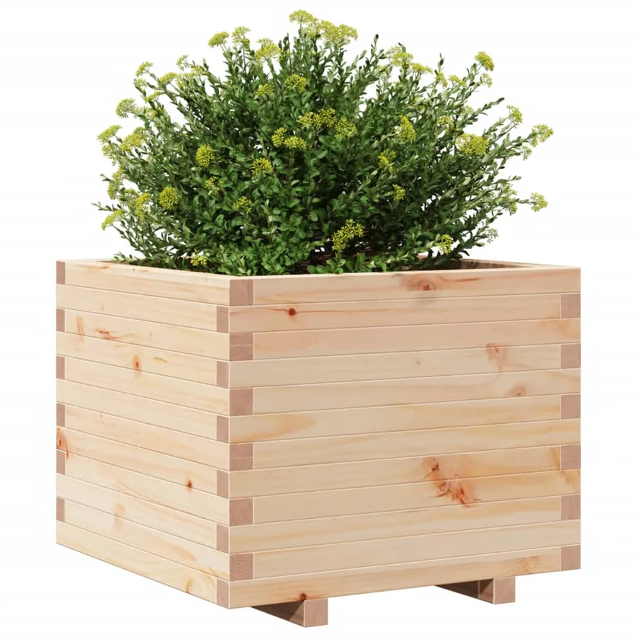 Jardinière 60x60x49,5 cm bois de pin massif - 4