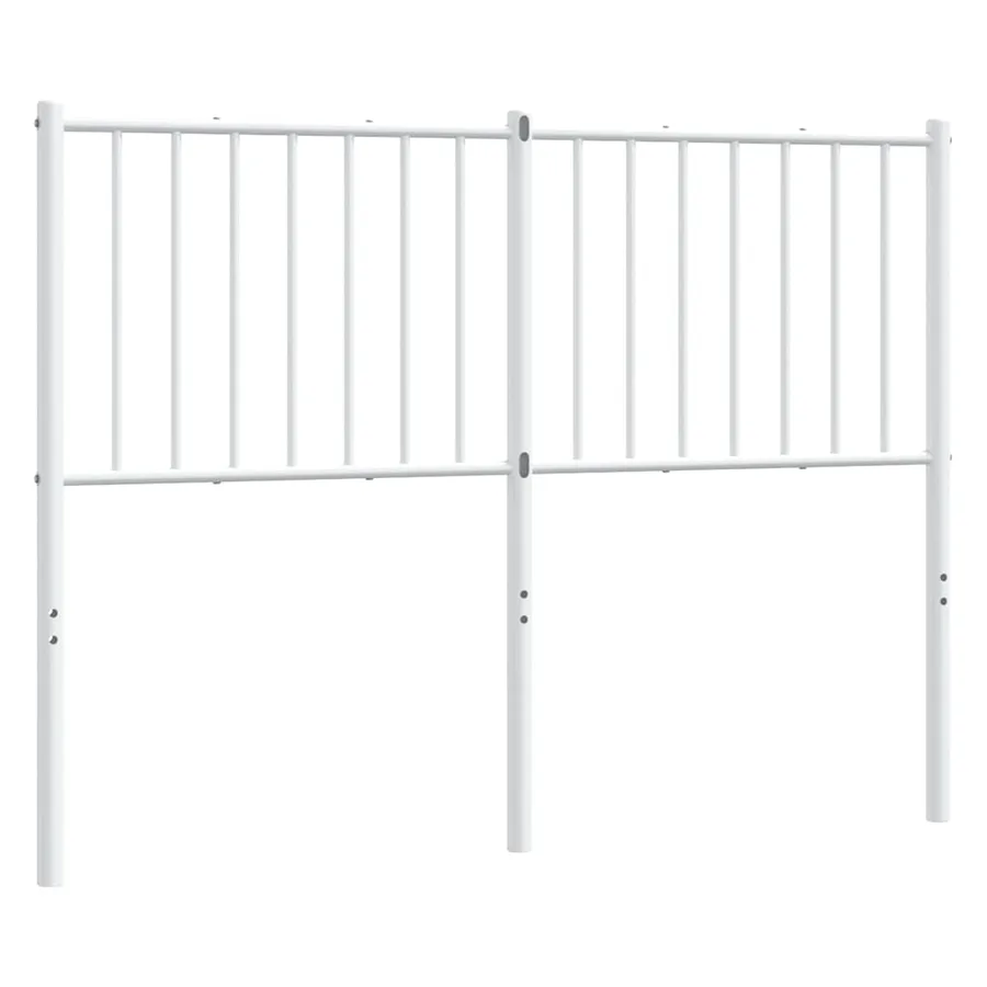 Tête de lit de remplacement métal blanc 120 cm - 2