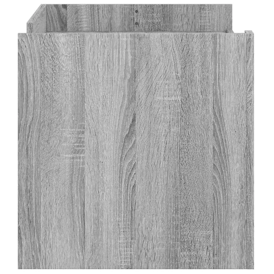 Table basse sonoma gris 100x50x50 cm bois d'ingénierie - 5
