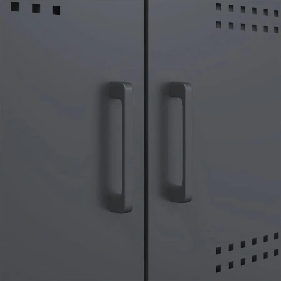 Meubles TV 2 pcs anthracite 68x39x50,5 cm acier - 12
