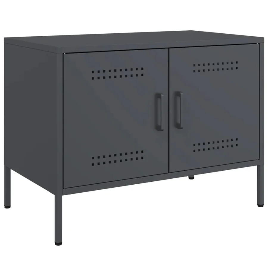 Meubles TV 2 pcs anthracite 68x39x50,5 cm acier - 6