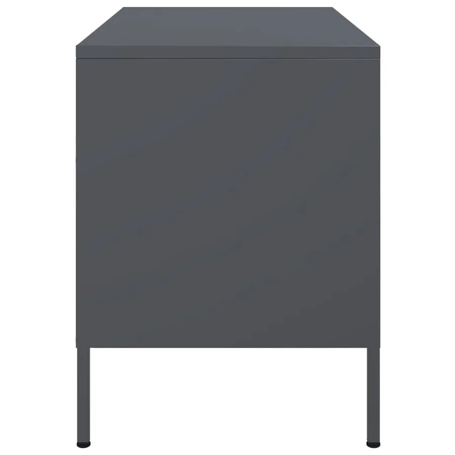 Meubles TV 2 pcs anthracite 68x39x50,5 cm acier - 8