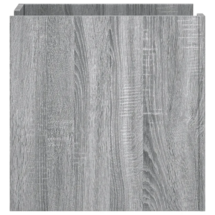 Table de chevet sonoma gris 45x50x50 cm bois d'ingénierie - 5