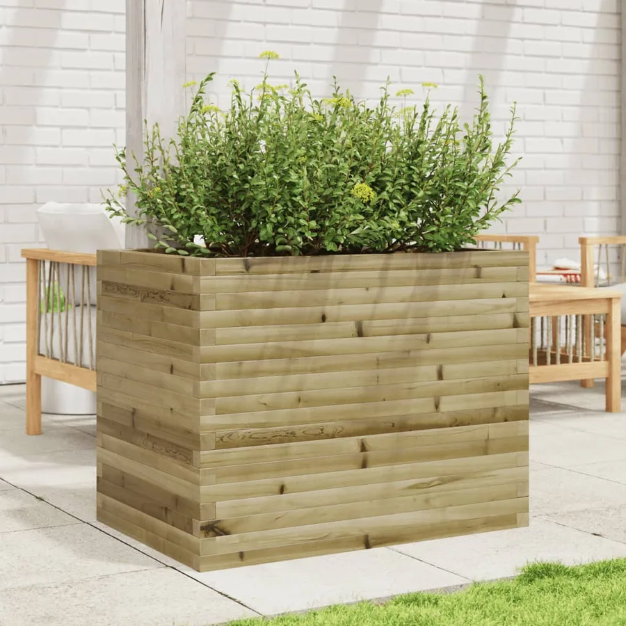 Jardinière 90x60x68,5 cm bois de pin imprégné - 3