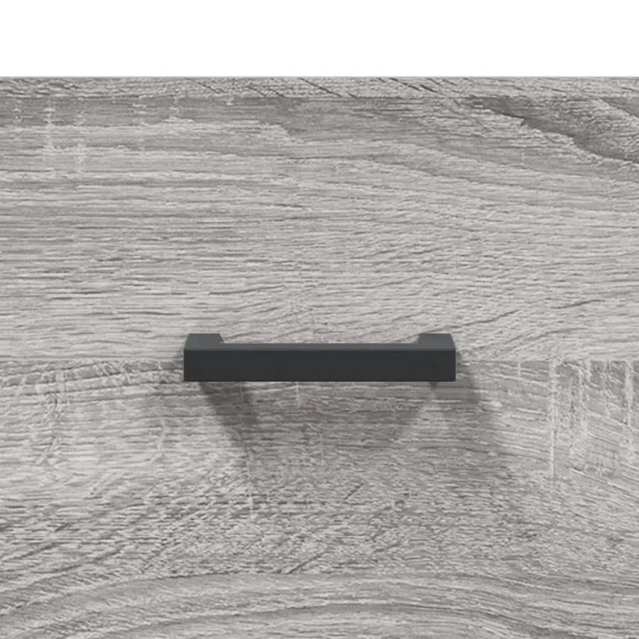 Buffet sonoma gris 69,5x34x90 cm bois d'ingénierie - 9