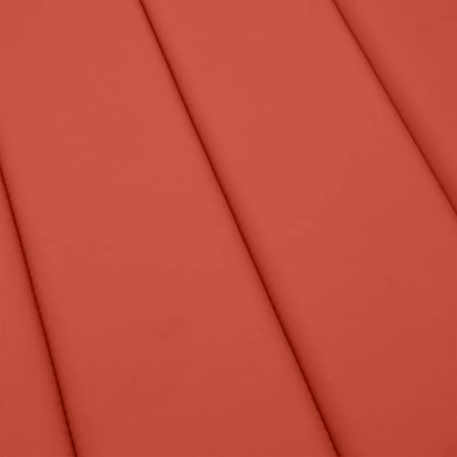 Coussin de chaise longue rouge mélangé 200x60x4 cm tissu - 7