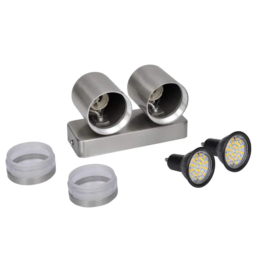 Applique LED acier inoxydable avec tête conique - 3