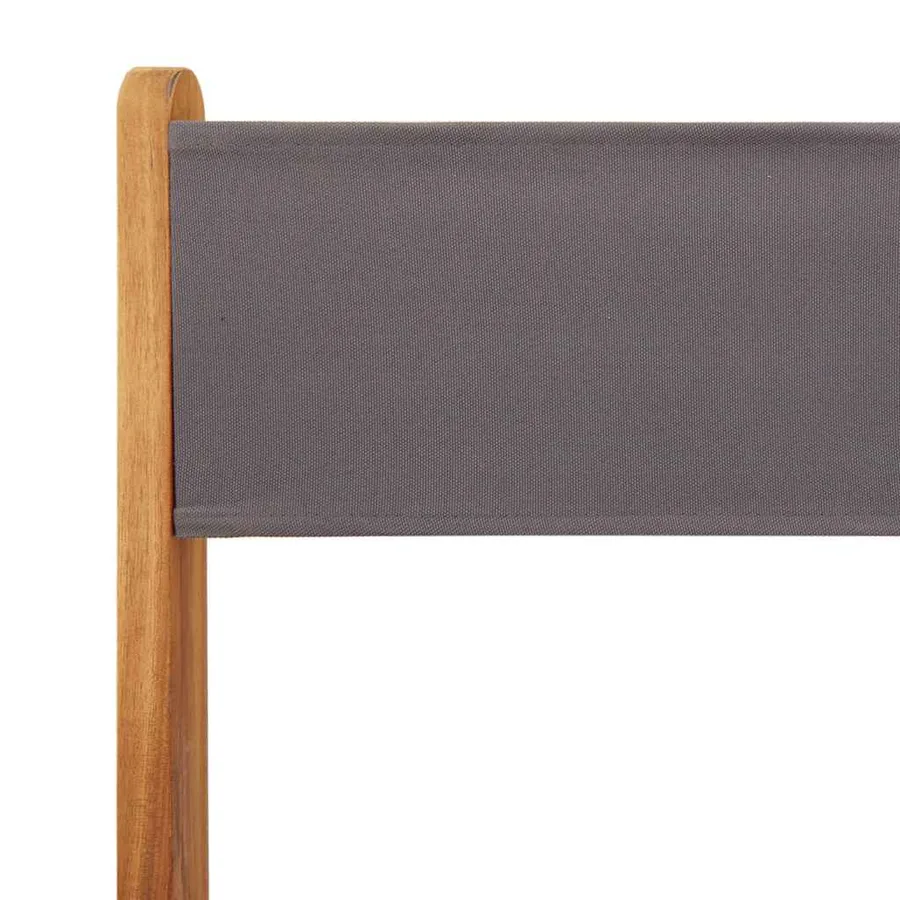 Ensemble de bistro 3 pcs anthracite tissu et bois massif - 10