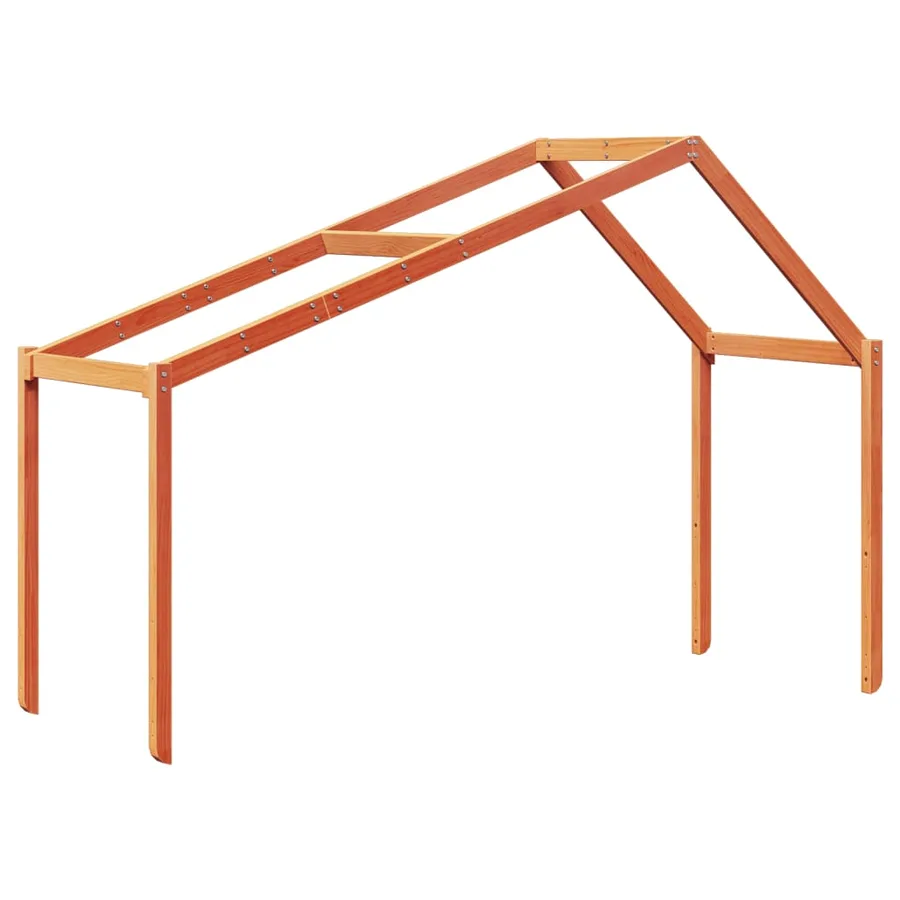 Lit superposé sans matelas cire marron 90x190 cm pin massif - 6