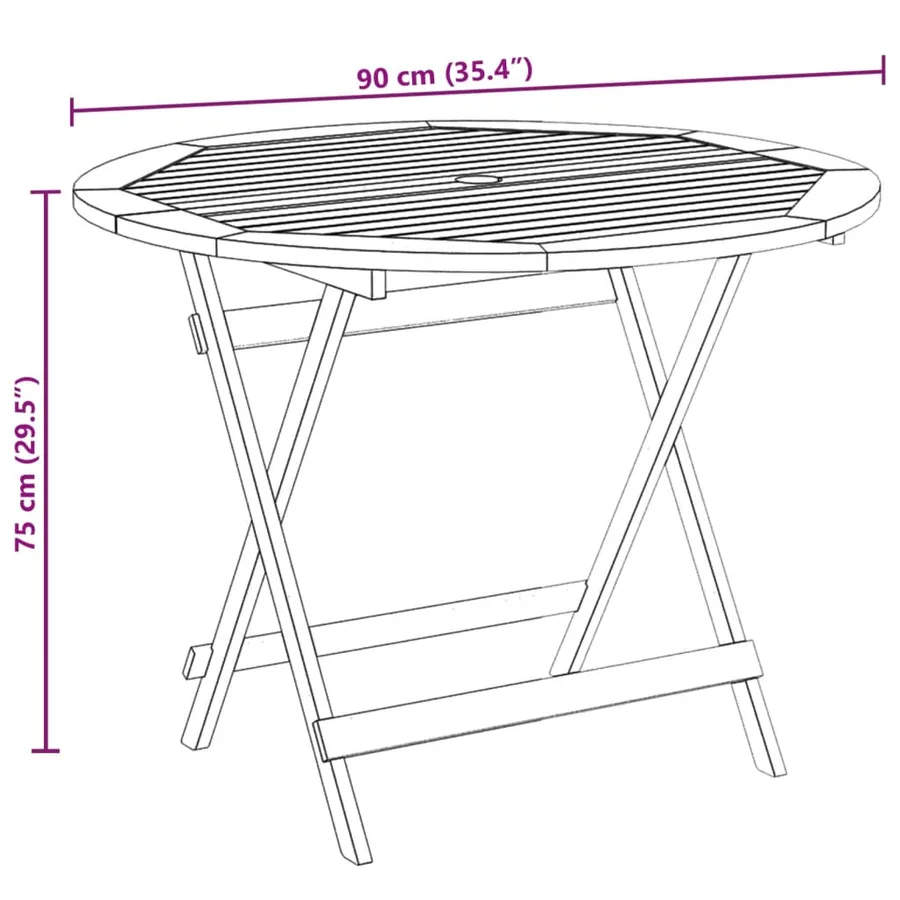 Ensemble à manger de jardin 5pcs gris polypropylène bois massif - 13